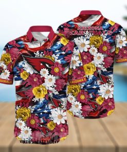 Arizona Cardinals NFL Independence Day Full Printed Hawaiian Shirt