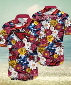 Arizona Cardinals NFL Independence Day Full Printed Hawaiian Shirt