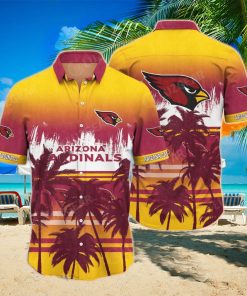 Arizona Cardinals NFL Summer Hawaiian Shirt Tropical Patterns Graphic For Sports Enthusiast