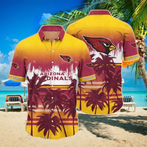 Arizona Cardinals NFL Summer Hawaiian Shirt Tropical Patterns Graphic For Sports Enthusiast