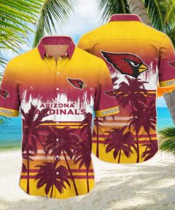 Arizona Cardinals NFL Summer Hawaiian Shirt Tropical Patterns Graphic For Sports Enthusiast