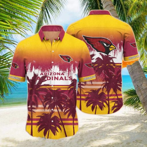 Arizona Cardinals NFL Summer Hawaiian Shirt Tropical Patterns Graphic For Sports Enthusiast