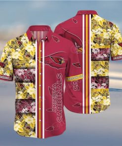 Arizona Cardinals Nfl Graphic Tropical Patterns Hawaiian Shirt 3D Printed Beach Shirt  Arizona Cardinals Gifts – Family Gift Ideas That Everyone Will Enjoy