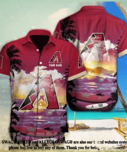 Arizona Diamondbacks MLB Custom Full Printing Unisex Hawaiian Shirt