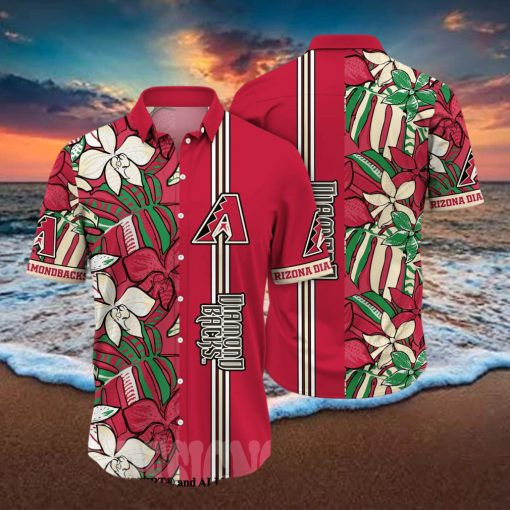 Arizona Diamondbacks MLB Floral Full Printed Classic Hawaiian Shirt