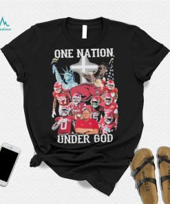 Arkansas Razorbacks one nation under god 2023 shirt