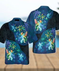 Artistic Summer Bigfoot Hawaiian Shirt