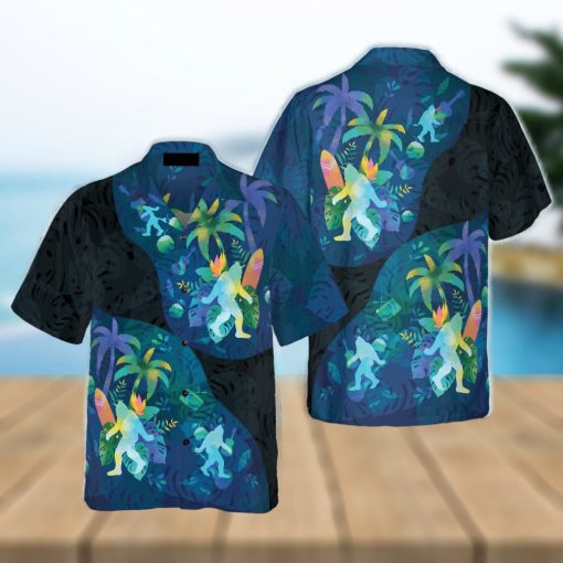 Artistic Summer Bigfoot Hawaiian Shirt