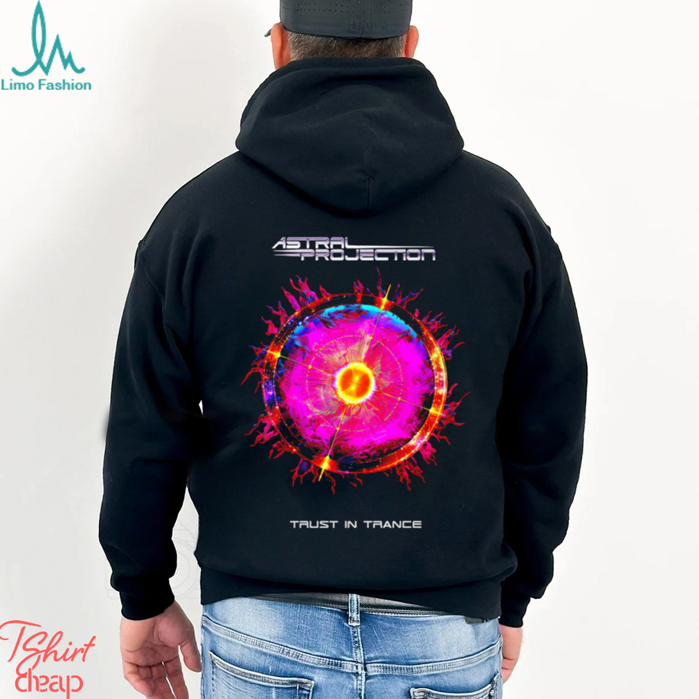 Astral Projection trust in Trance logo shirt Astral Projection trust in Trance logo shirt
