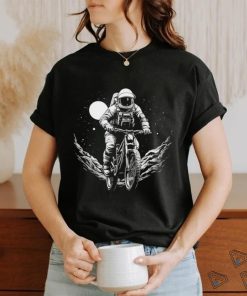 Astronaut Moonlight Cyclist art shirt