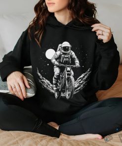 Astronaut Moonlight Cyclist art shirt