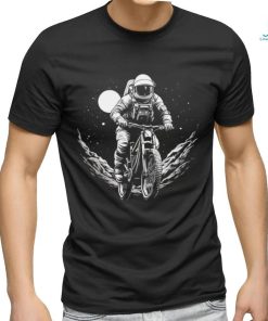 Astronaut Moonlight Cyclist art shirt