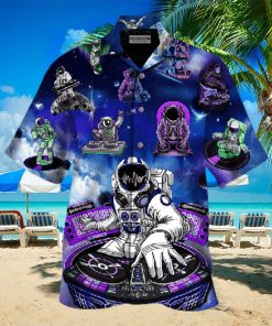 Astronaut Play Dj In The Space Hawaiian Shirts