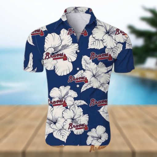 Atlanta Braves MLB Hawaiian Shirt 3D  Tropical Floral Pattern Beach Lovers Gift