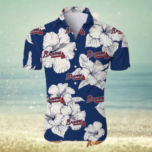 Atlanta Braves MLB Hawaiian Shirt 3D  Tropical Floral Pattern Beach Lovers Gift