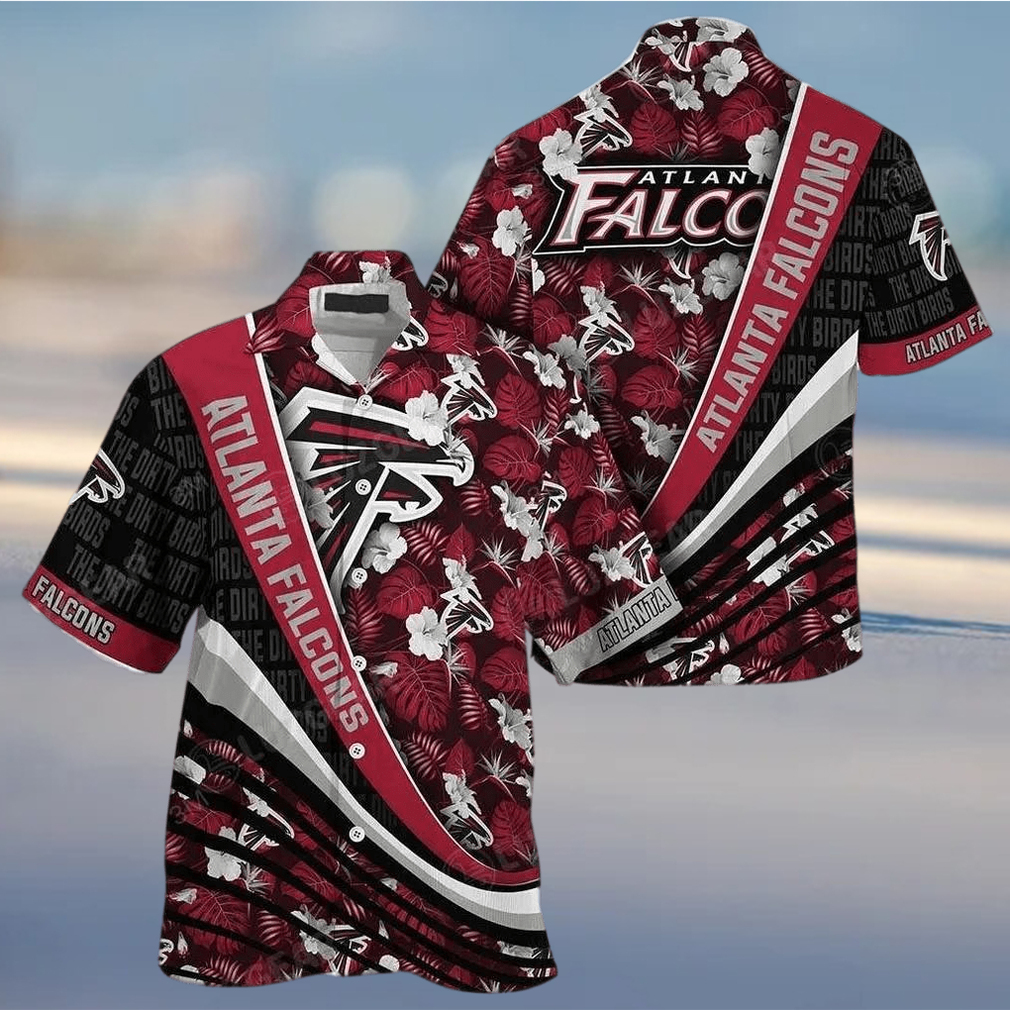 Atlanta Falcons Nfl Football With Tropical Flower Pattern Hawaiian Shirt  Atlanta Falcons Gifts – Family Gift Ideas That Everyone Will Enjoy -  Limotees