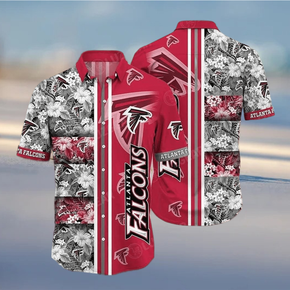 Black Aloha NFL Atlanta Falcons Hawaiian Shirt Trendy Summer Gift