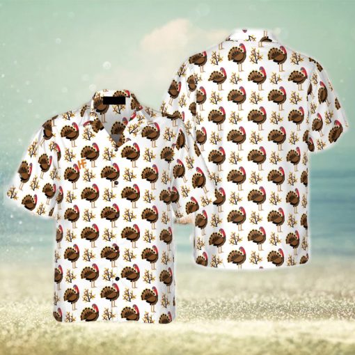 Autumn Cute Turkey Birds 3D Hawaiian Shirt