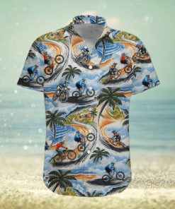 Awesome Bicycle On Summer Unisex Hawaiian Shirts