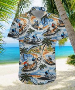 Awesome Bicycle On Summer Unisex Hawaiian Shirts