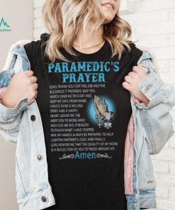 Awesome Paramedic's Prayer T Shirt