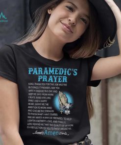 Awesome Paramedic's Prayer T Shirt