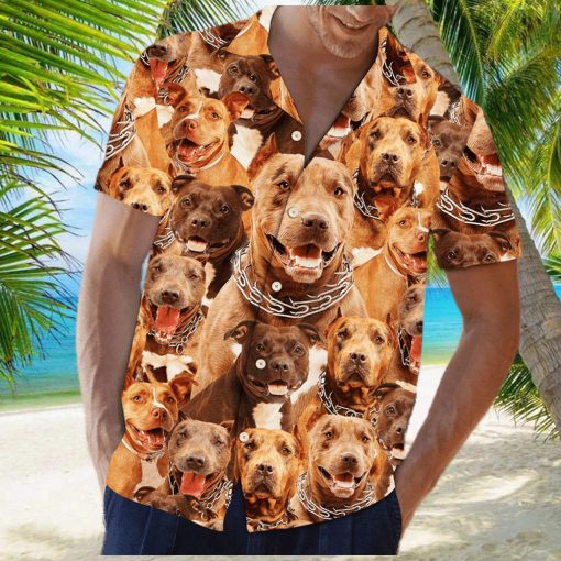 Awesome Pitbull Hawaiian Shirt