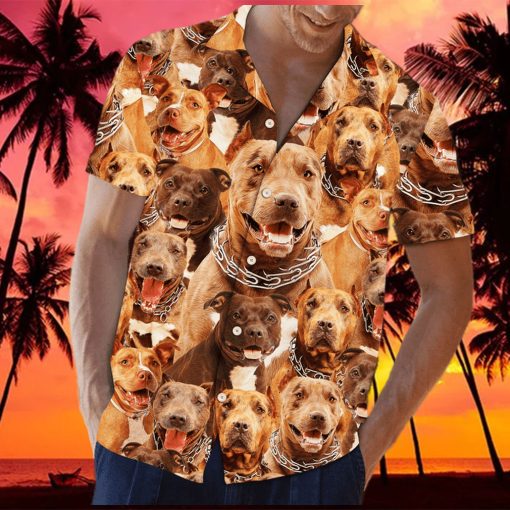 Awesome Pitbull Hawaiian Shirt