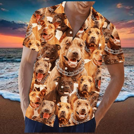 Awesome Pitbull Hawaiian Shirt