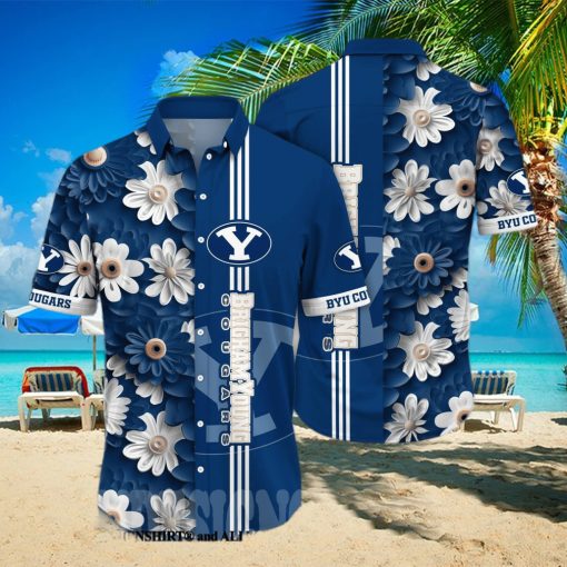 BYU Cougars NCAA Flower All Over Print Hawaiian Shirt