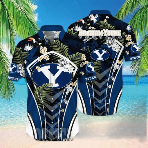 BYU Cougars NCAA Flower Full Printed 3D Hawaiian Shirt