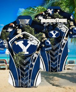 BYU Cougars NCAA Flower Full Printed 3D Hawaiian Shirt