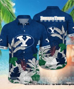 BYU Cougars NCAA Flower Full Printing 3D Hawaiian Shirt