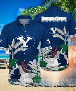 BYU Cougars NCAA Flower Full Printing 3D Hawaiian Shirt