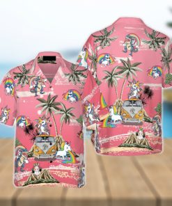 Baby Unicorn Summer Time V2 Unicorn 3D Hawaiian Shirt