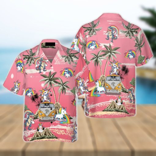 Baby Unicorn Summer Time V2 Unicorn 3D Hawaiian Shirt