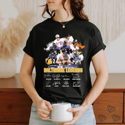 Baltimore Legends Sports Teams Signatures Shirt