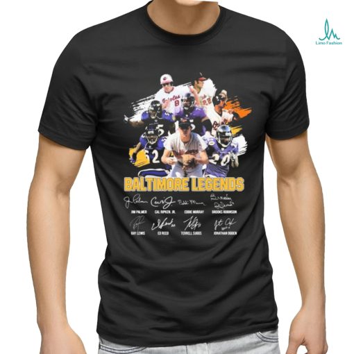 Baltimore Legends Sports Teams Signatures Shirt