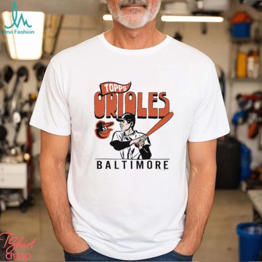 Baltimore Orioles Topps baseball retro shirt