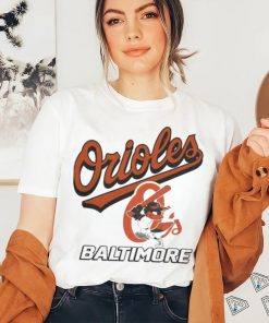 Baltimore vintage baseball art design t shirt