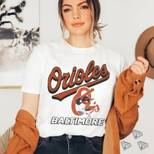 Baltimore vintage baseball art design t shirt
