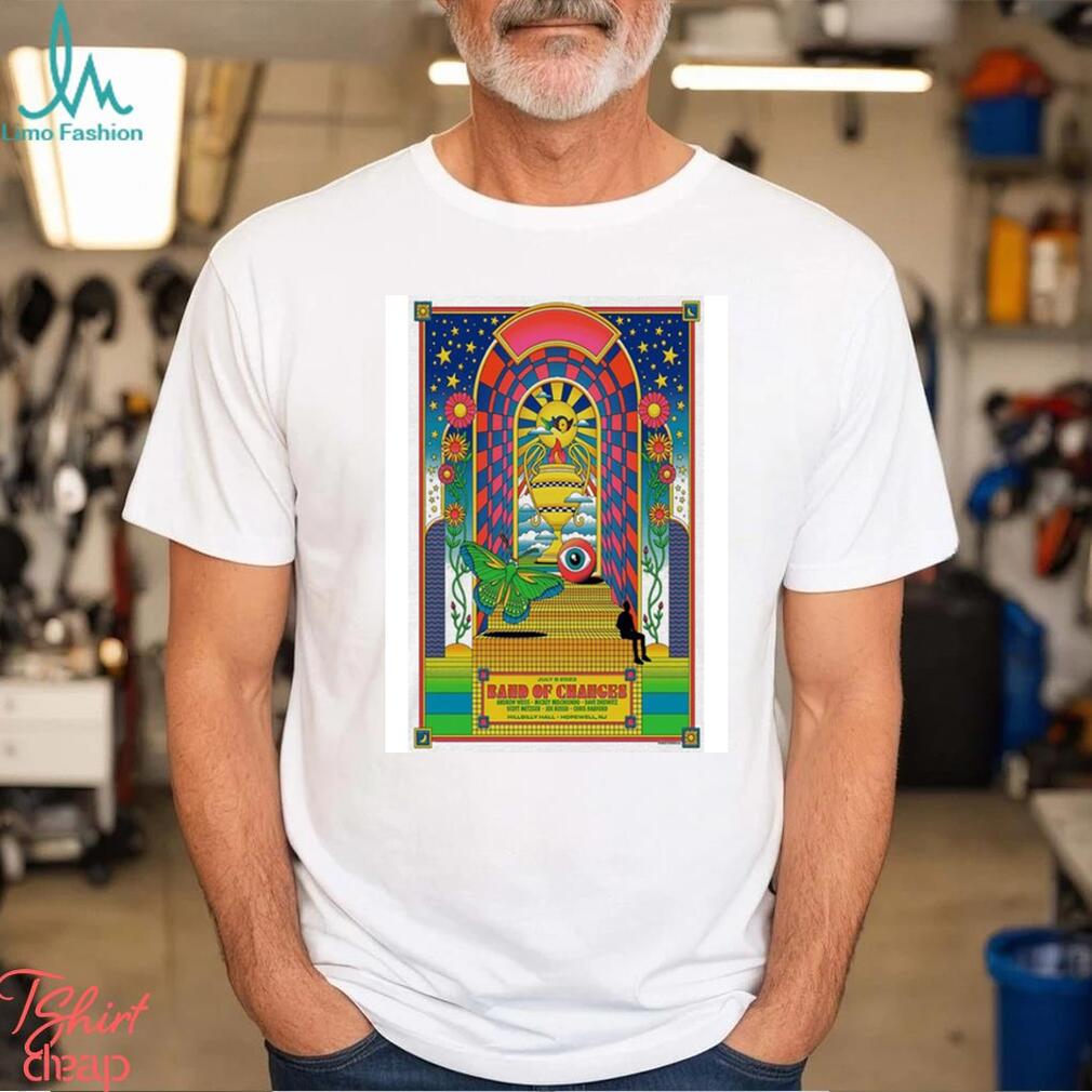 Band of changes jul 8 2023 Hopewell NJ art poster design t shirt Band of changes jul 8 2023 Hopewell NJ art poster design t shirt