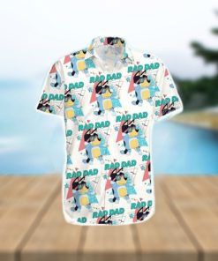 Bandit Heeler Bluey Rad Dad Father Day Hawaiian Shirt