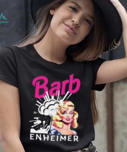 Barbenheimer Barbie Oppenheimer 2023 Pink And White Shirt