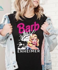 Barbenheimer Barbie Oppenheimer 2023 Pink And White Shirt