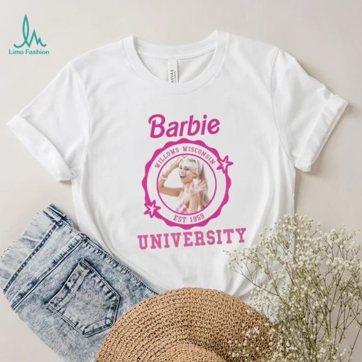 Barbenheimer Barbie Willows Wisconsin University Shirt