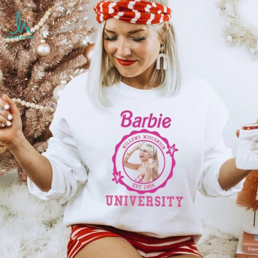 Barbenheimer Barbie Willows Wisconsin University Shirt