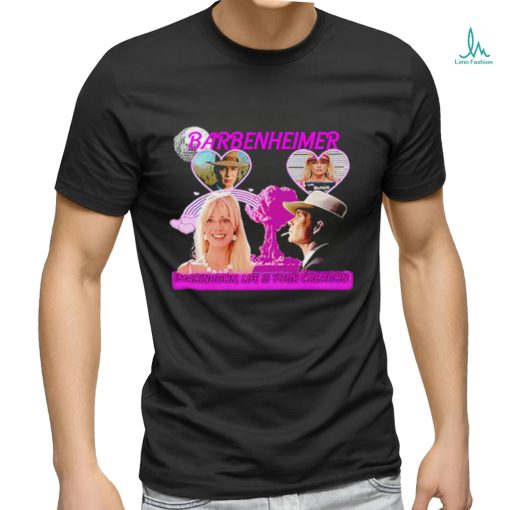 Barbenheimer imagination life is your creation barbie movie shirt