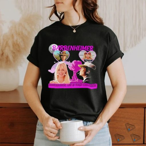 Barbenheimer imagination life is your creation barbie movie shirt