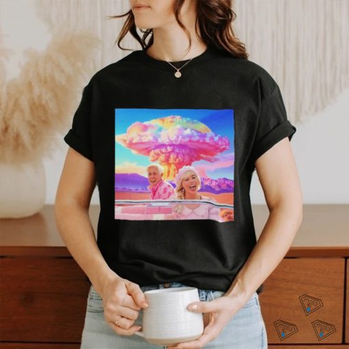 Barbie And Ken On The Car Barbenheimer Shirt